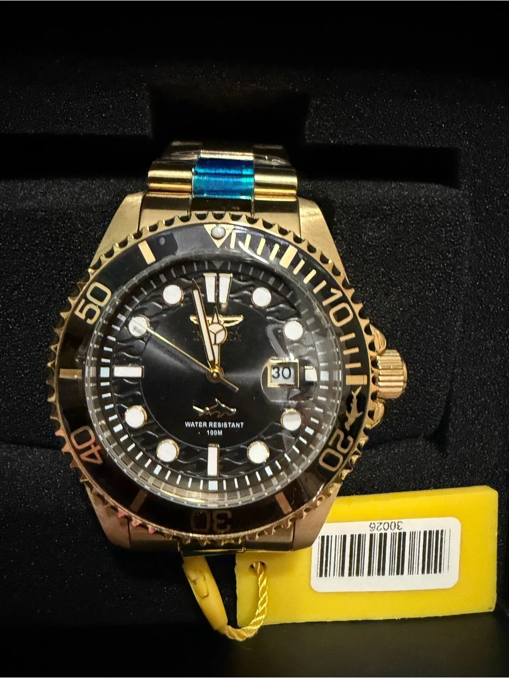 Invicta ProDiver , Black and Gold Watch